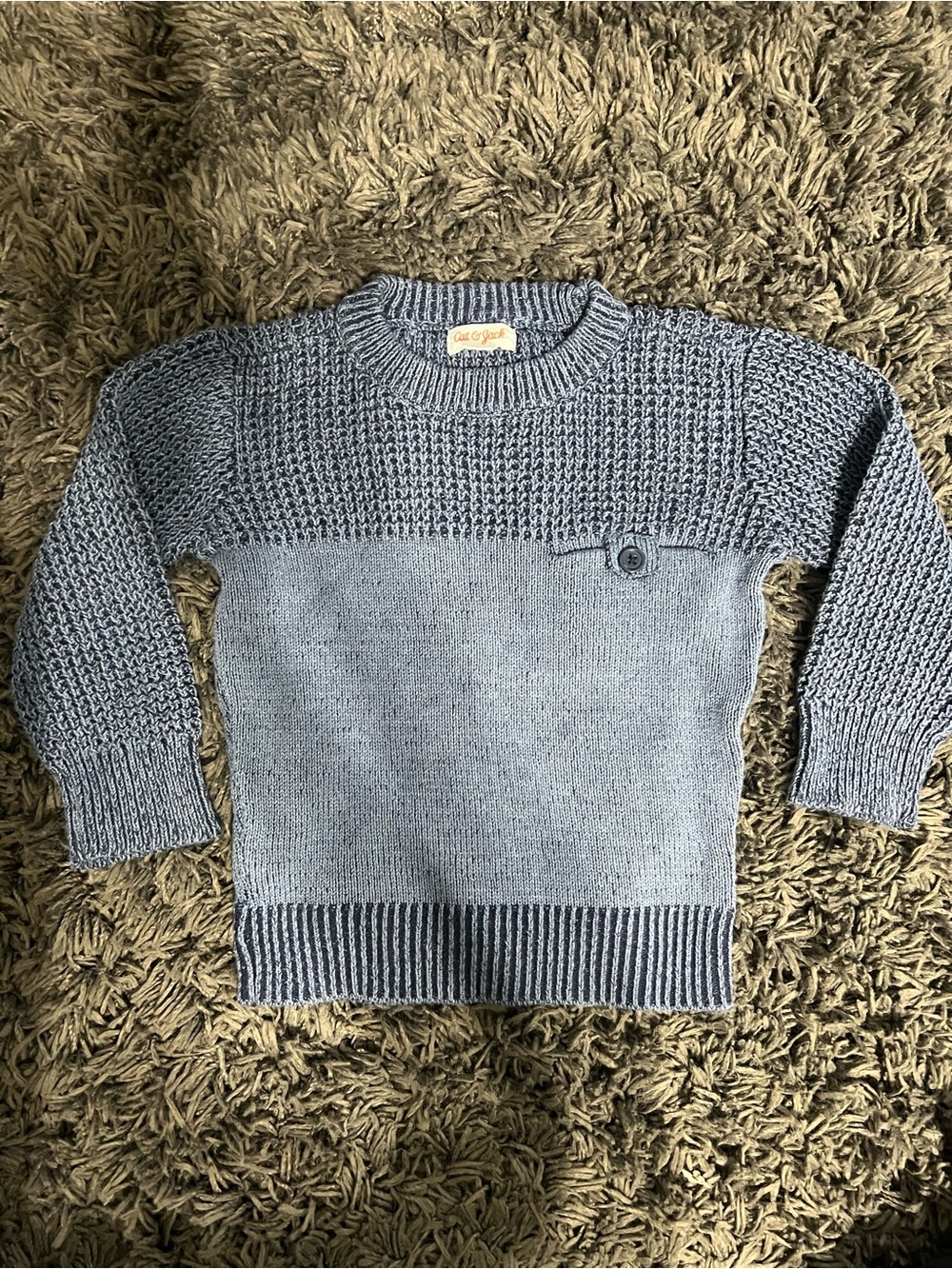Cat & Jack Light Blue Men’s Crewneck Sweater
